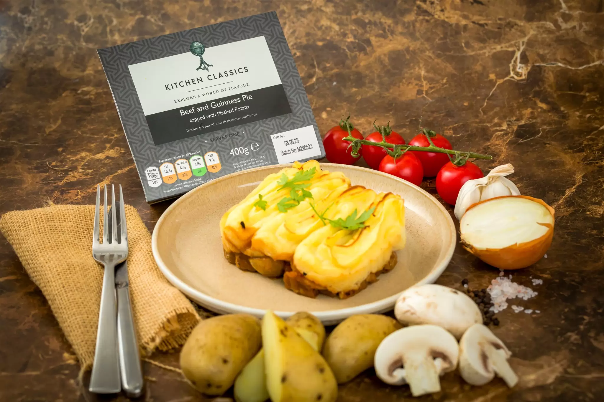 Beef And Guinness Pie - 400g