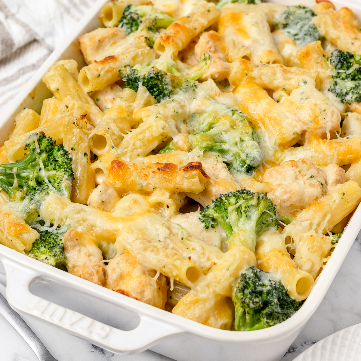 Chicken, Pasta and Broccoli Bake