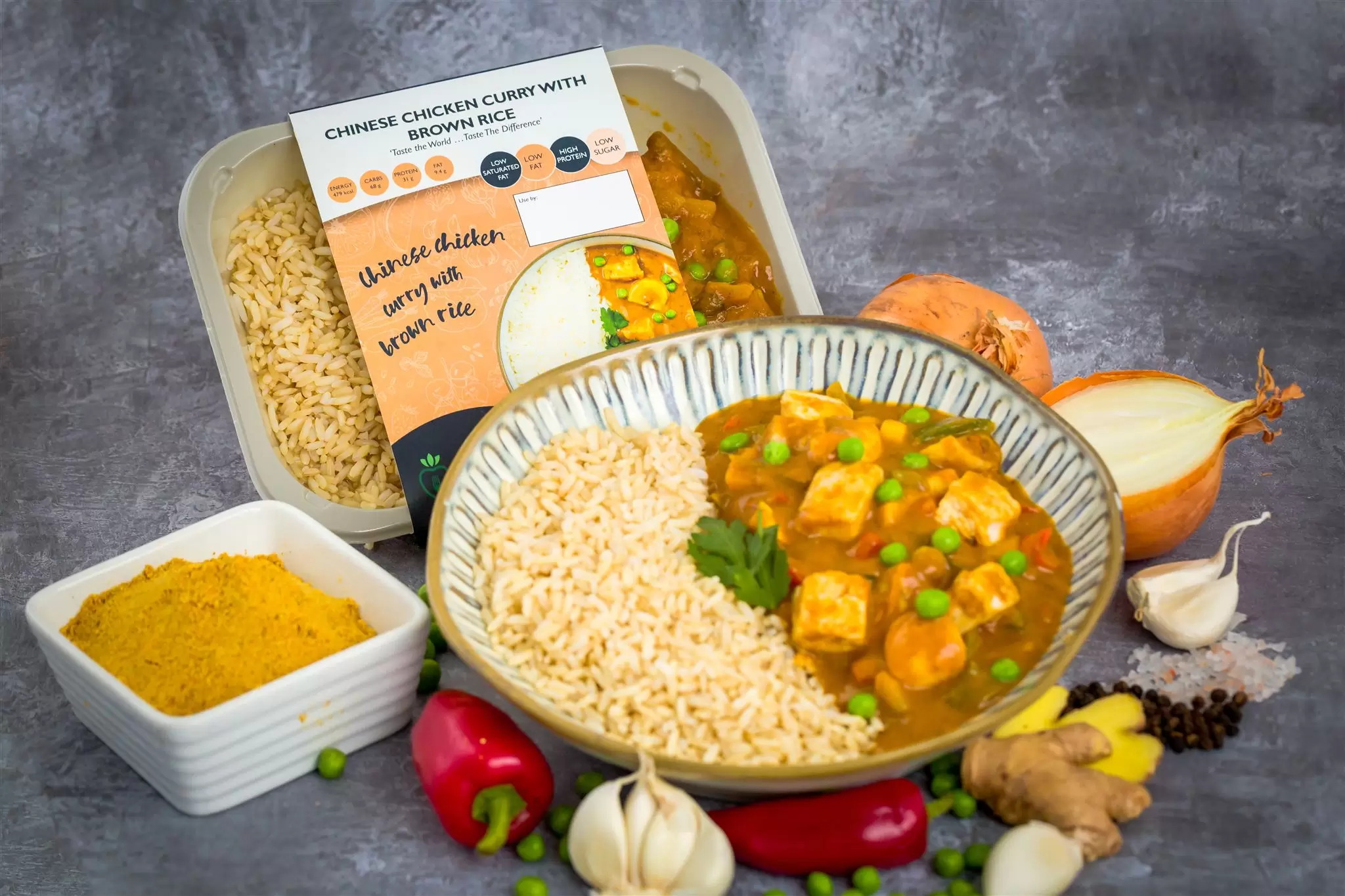 Chinese Chicken Curry with Brown Rice Chinese Chicken Curry with Brown Rice