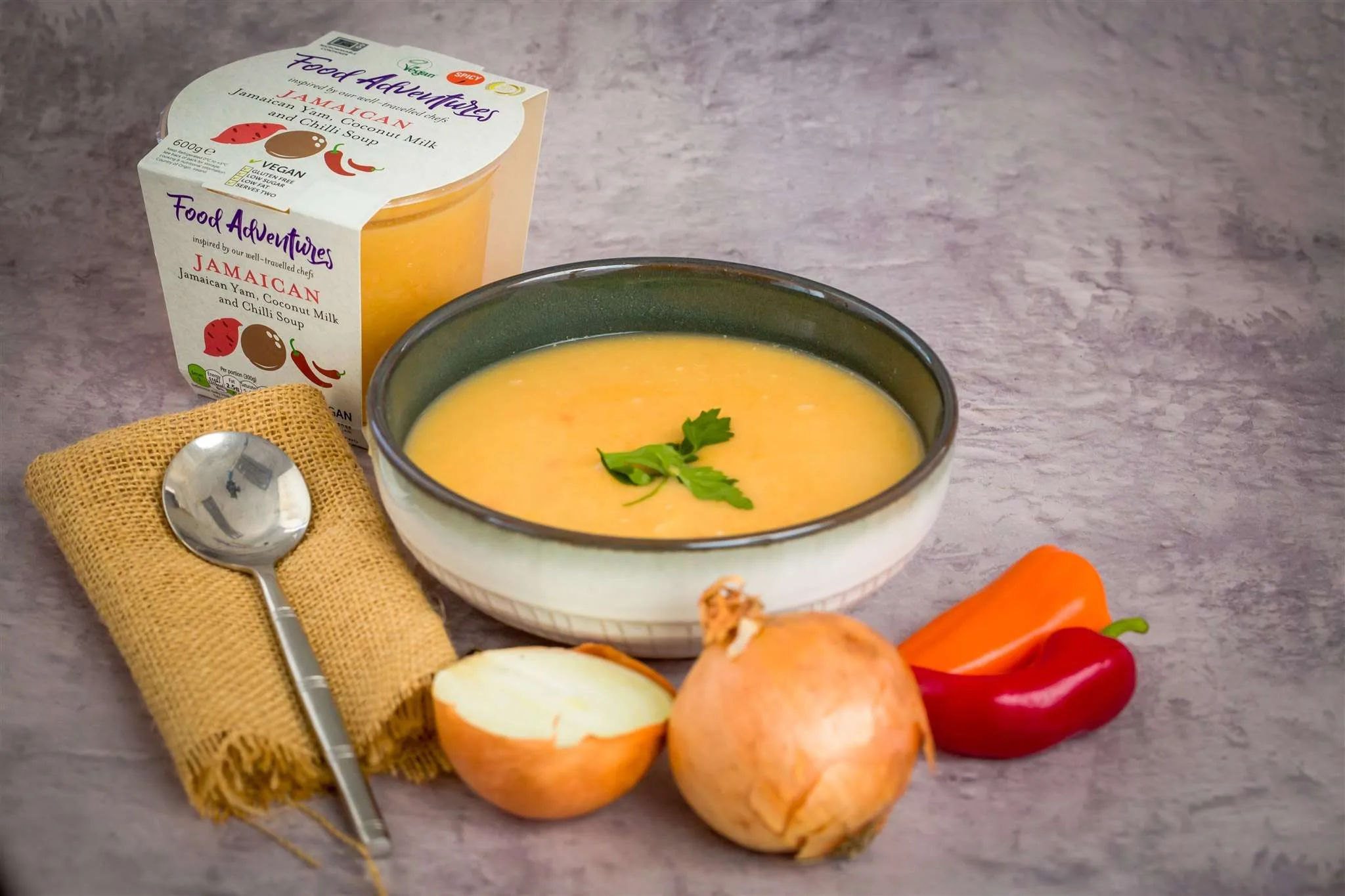 Jamaican Yam Coconut and Chilli Soup