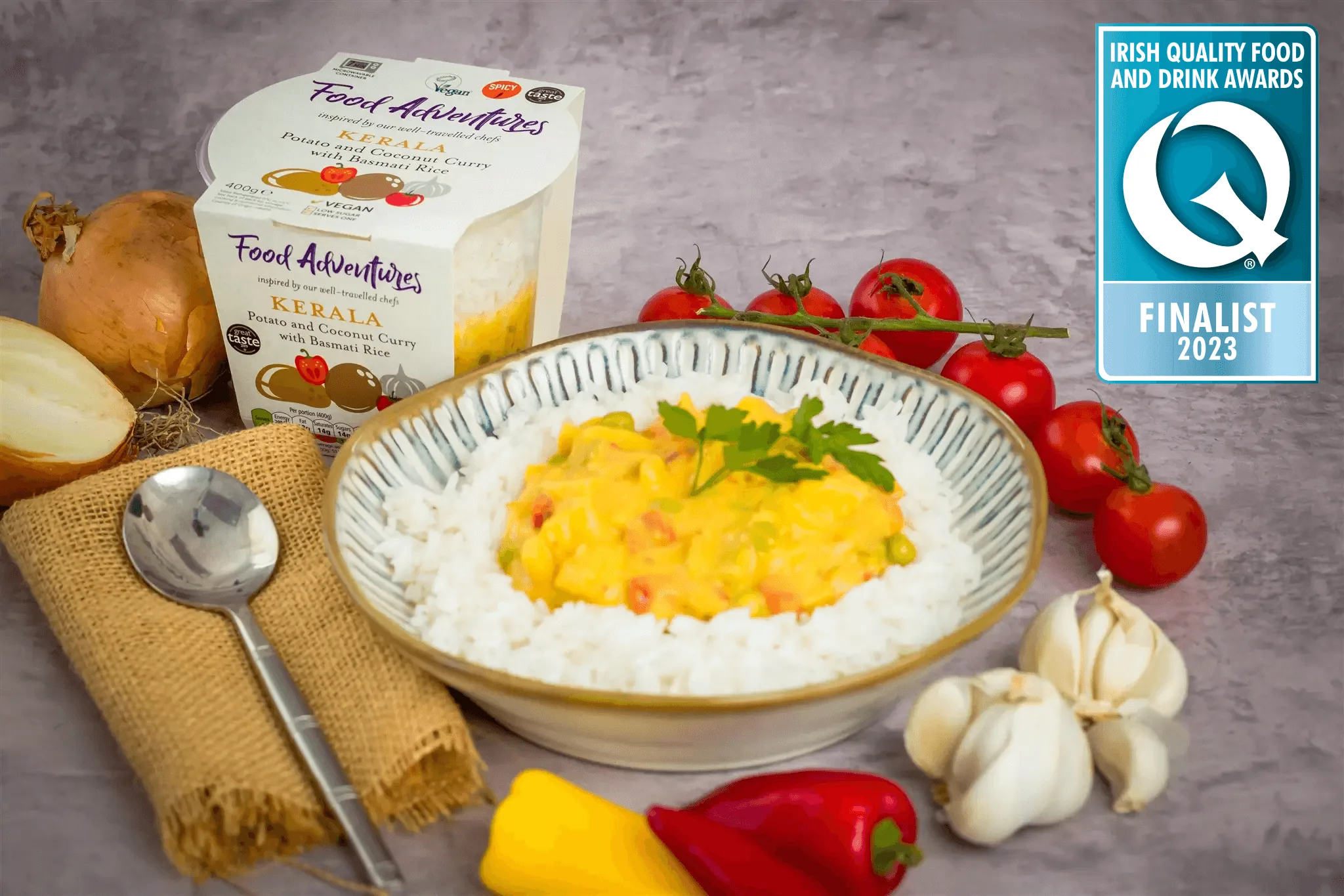 Kerala Potato and Coconut Curry and Rice
